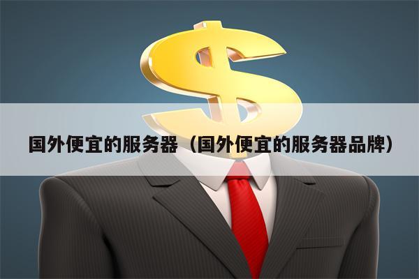 国外便宜的服务器（国外便宜的服务器品牌）