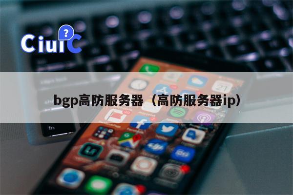 bgp高防服务器（高防服务器ip）