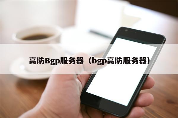 高防Bgp服务器（bgp高防服务器）
