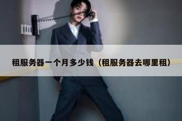 租服务器一个月多少钱（租服务器去哪里租）