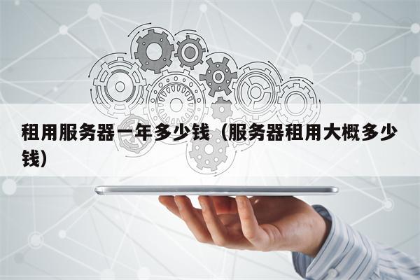租用服务器一年多少钱（服务器租用大概多少钱）