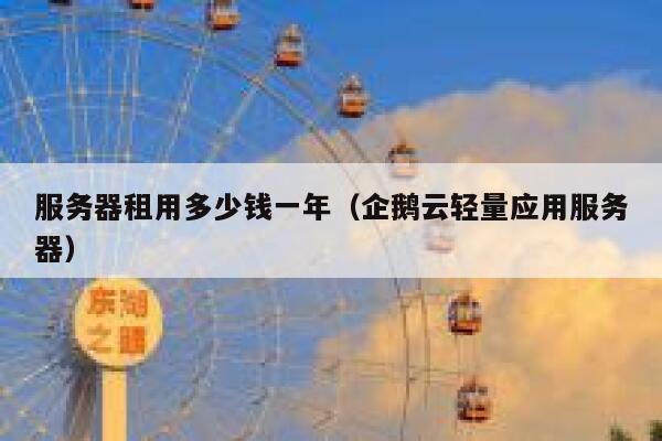 服务器租用多少钱一年（企鹅云轻量应用服务器）