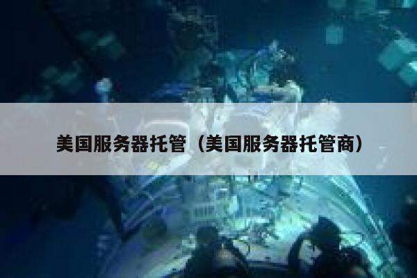 美国服务器托管（美国服务器托管商）