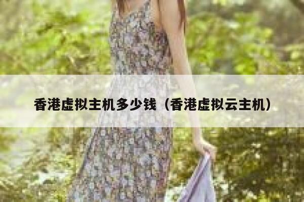 香港虚拟主机多少钱（香港虚拟云主机）