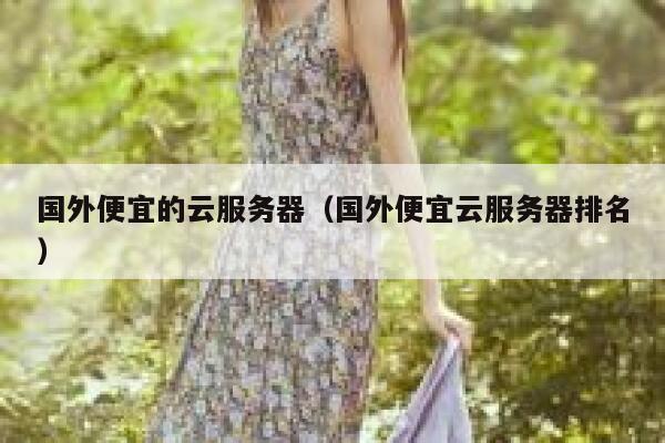 国外便宜的云服务器（国外便宜云服务器排名）
