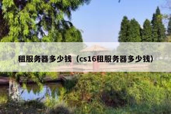 租服务器多少钱（cs16租服务器多少钱）