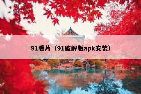 91看片（91破解版apk安装）
