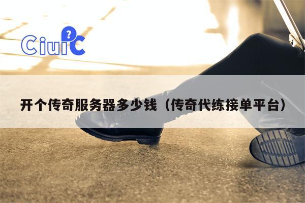 开个传奇服务器多少钱（传奇代练接单平台）