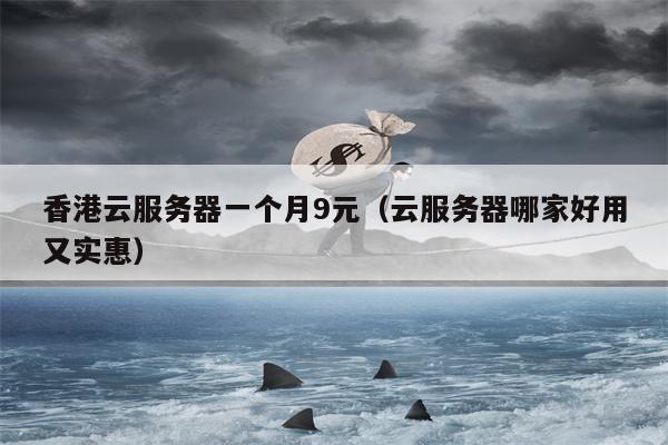 香港云服务器一个月9元（云服务器哪家好用又实惠）