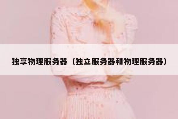独享物理服务器（独立服务器和物理服务器）