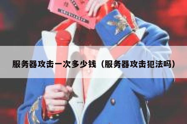 服务器攻击一次多少钱（服务器攻击犯法吗）