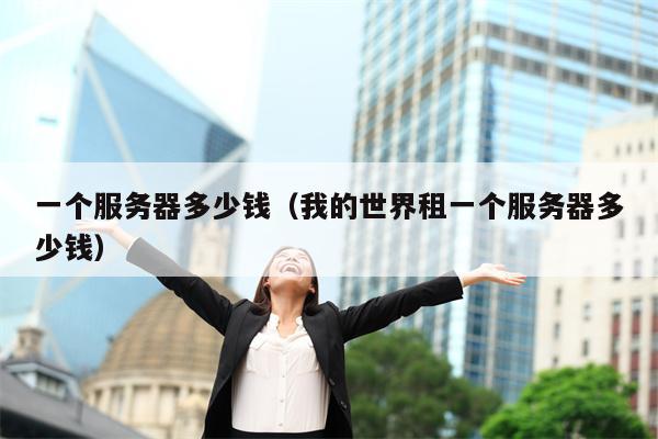 一个服务器多少钱（我的世界租一个服务器多少钱）