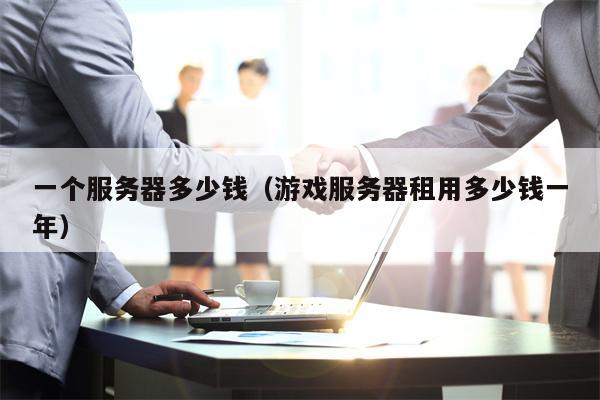 一个服务器多少钱（游戏服务器租用多少钱一年）