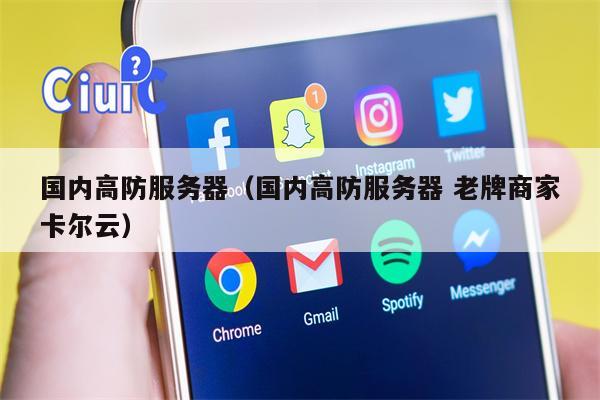 国内高防服务器（国内高防服务器 老牌商家卡尔云）