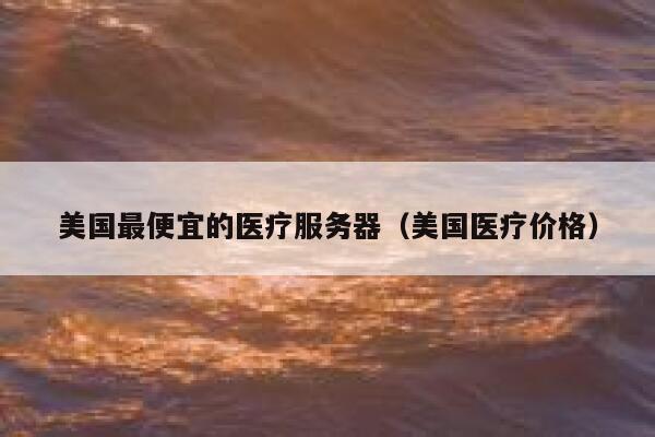 美国最便宜的医疗服务器（美国医疗价格）
